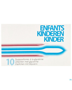 Glycerine suppo inf    10 omega