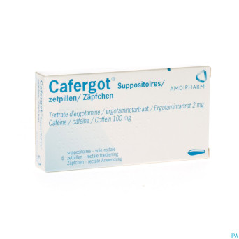 Cafergot supp  5x2mg