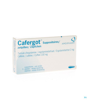 Cafergot supp  5x2mg