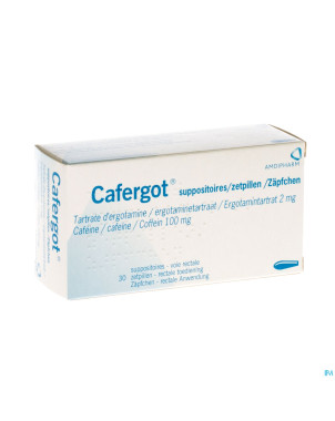 Cafergot supp 30x2mg