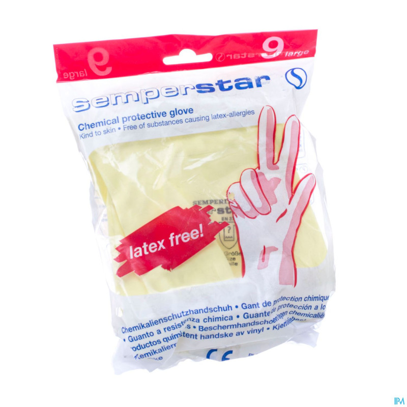 Semperstar gants hobby-jardin vinyl    l 1paire