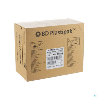 Bd plastipak ser.+aig.tuberc. 1ml+25g 5/8 1 303175