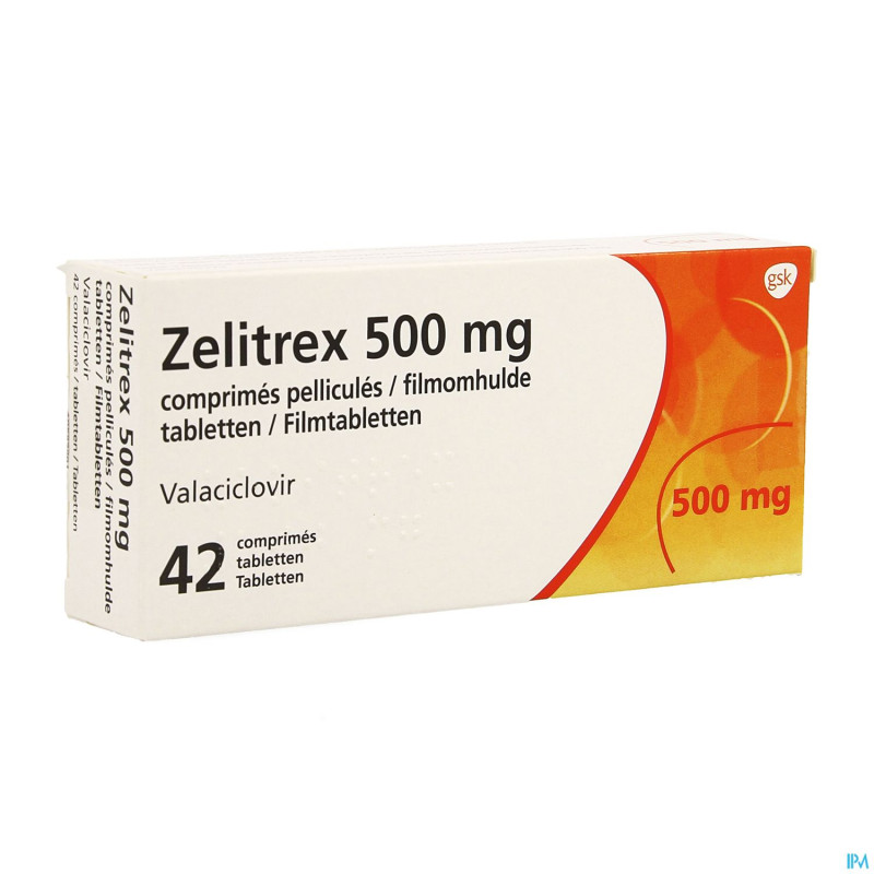 Zelitrex 500 tabl  42x500mg