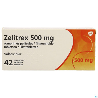 Zelitrex 500 tabl  42x500mg
