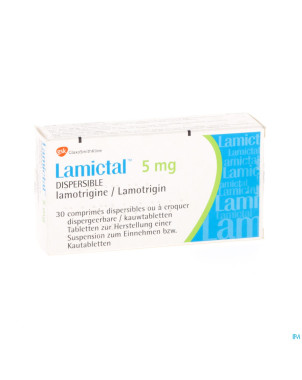 Lamictal disp comp 30 x 5mg blister
