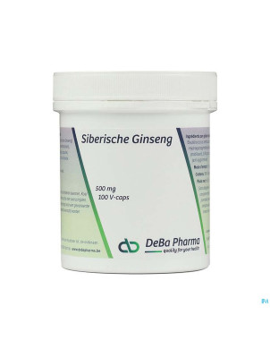 Siberian ginseng    caps 100x650mg    deba
