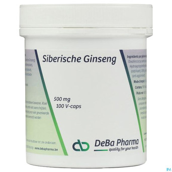 Siberian ginseng    caps 100x650mg    deba