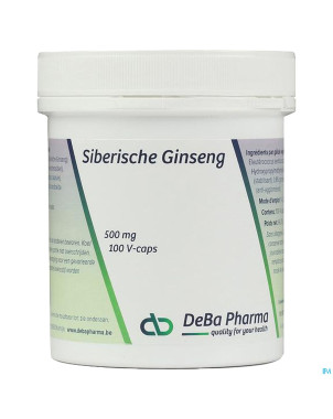 Siberian ginseng    caps 100x650mg    deba
