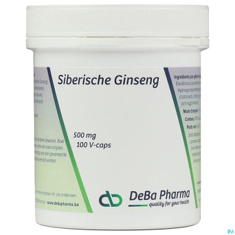 Siberian ginseng    caps 100x650mg    deba