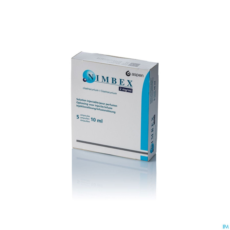 Nimbex amp 20mg 5x10ml