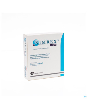 Nimbex amp 20mg 5x10ml
