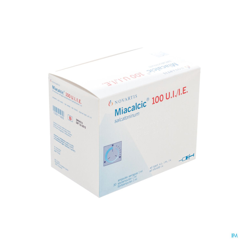 Miacalcic 100 ui amp ser 30