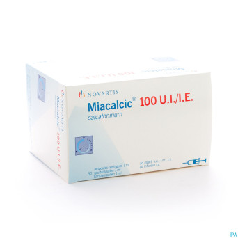 Miacalcic 100 ui amp ser 30