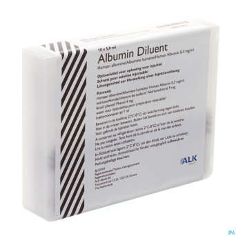 Albumin diluent vial 10 x 5ml