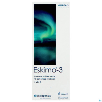 Eskimo-3 citron vert    105ml 175   metagenics