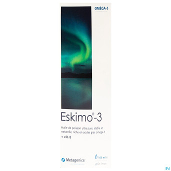 Eskimo-3 citron vert    105ml 175   metagenics