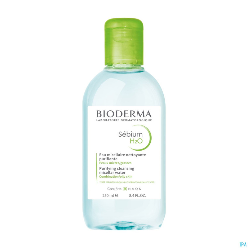 Bioderma sebium h2o solution micellaire pg   250ml
