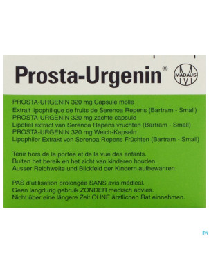 Prosta urgenin caps 30 x 320 mg