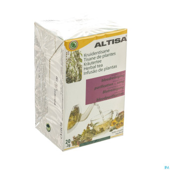 Altisa tisane purification du sang filt 20x2g