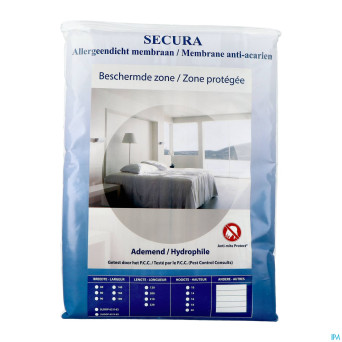 Amp housse anti acarien    90x200x16cm