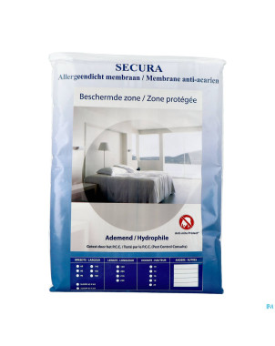 Amp housse anti acarien    90x200x16cm