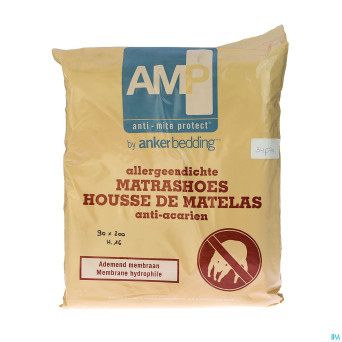 Amp housse anti acarien    90x200x16cm