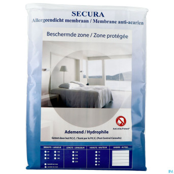 Amp housse anti acarien    90x200x16cm