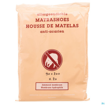 Amp housse anti acarien    90x200x20cm