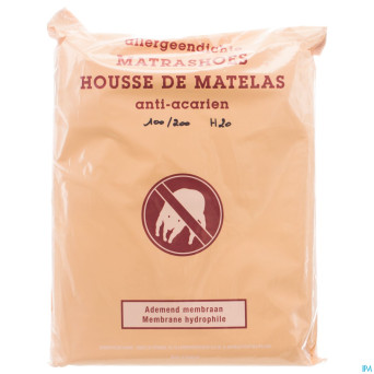 Amp housse anti acarien   100x200x20cm