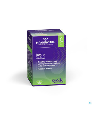 Mannavita kyolic + lecithine   caps  75