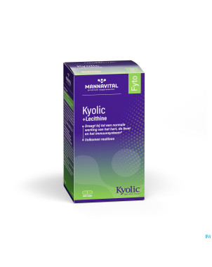 Mannavita kyolic + lecithine   caps 200