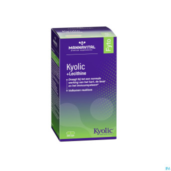 Mannavita kyolic + lecithine   caps 200