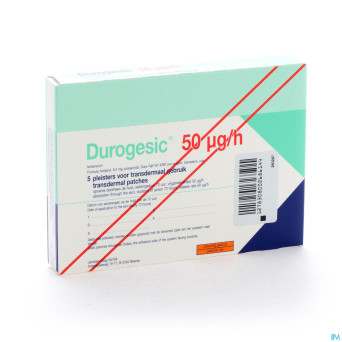 Durogesic pl emp  5x 50mcg/heure/uur