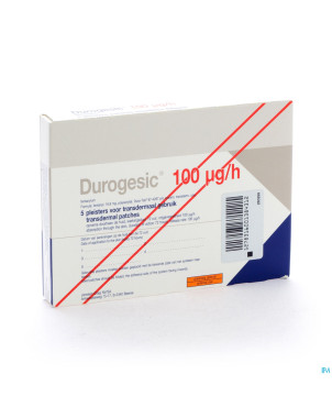 Durogesic pl emp  5x100mcg/heure/uur
