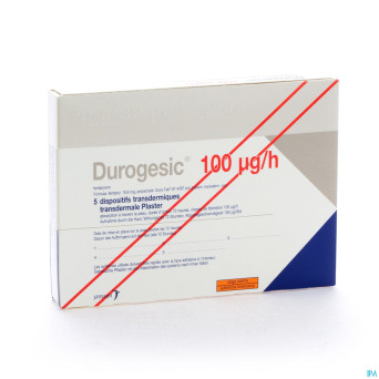 Durogesic pl emp  5x100mcg/heure/uur