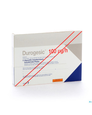 Durogesic pl emp  5x100mcg/heure/uur
