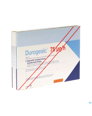 Durogesic pl emp  5x 75mcg/heure/uur