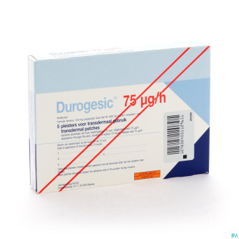 Durogesic pl emp  5x 75mcg/heure/uur