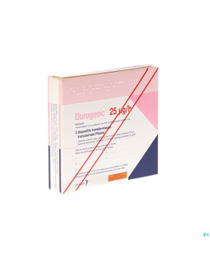Durogesic pl emp  5x 25mcg/heure/uur