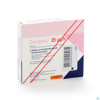 Durogesic pl emp  5x 25mcg/heure/uur