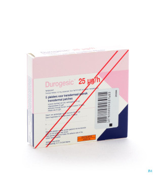 Durogesic pl emp  5x 25mcg/heure/uur