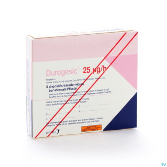 Durogesic pl emp  5x 25mcg/heure/uur
