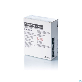 Naropin  2,0mg/ml amp  5x 20ml