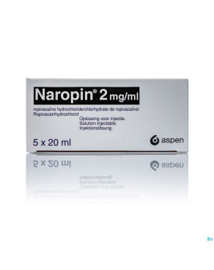 Naropin  2,0mg/ml amp  5x 20ml