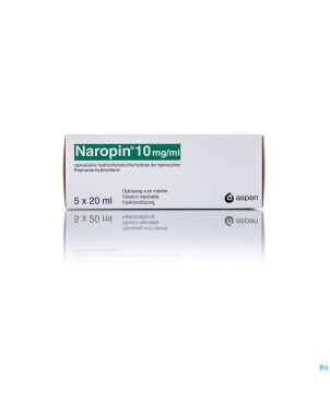 Naropin 10,0mg/ml amp  5x 20ml