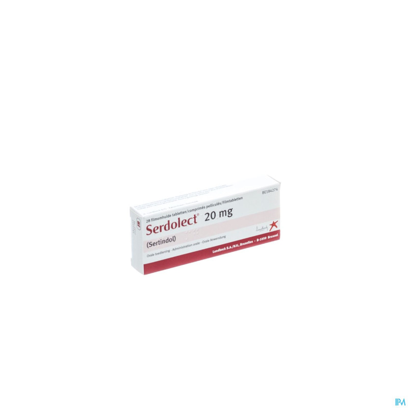 Serdolect tabl 28x20mg