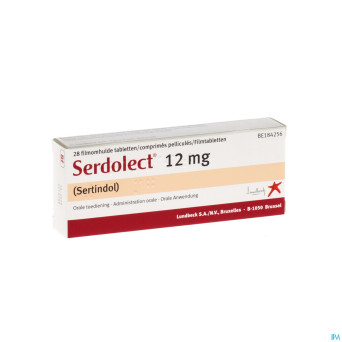 Serdolect tabl 28x12mg