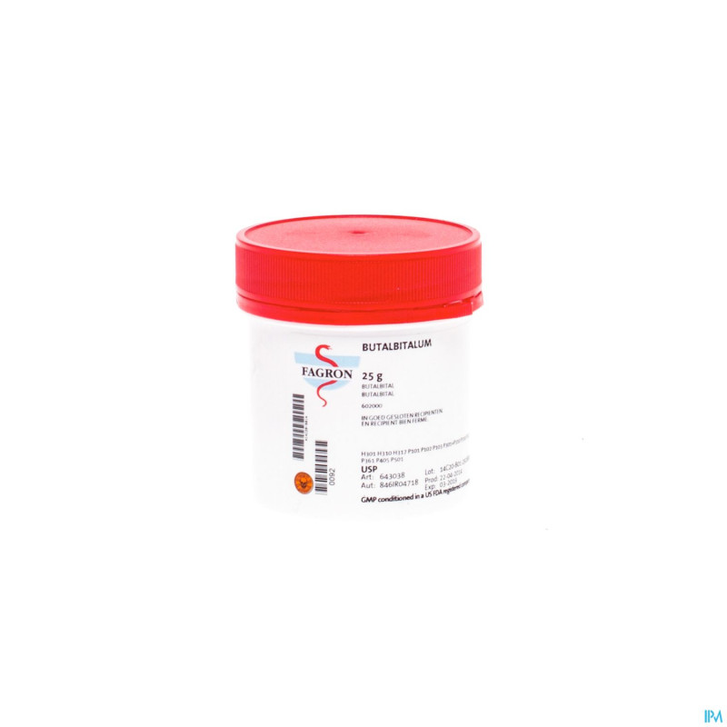 Butalbital pdr    25g fag