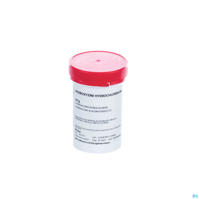 Hydroxyzine hcl pdr    10g fag