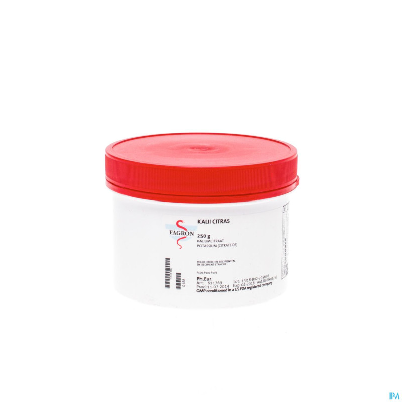 K citrate pdr    250g fag